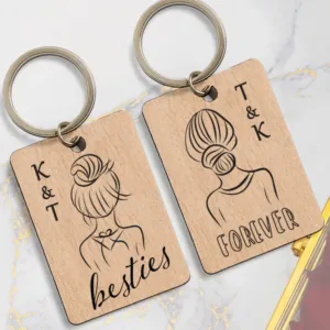 Ξύλινο μπρελόκ friends