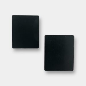 Σκουλαρίκια από plexiglass σε σχήμα τετράγωνο