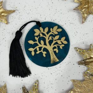 Γούρι κρεμαστό pattern green gold