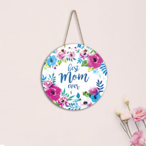 Ξύλινο καδράκι mom κρεμαστό 4