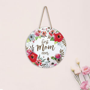 Ξύλινο καδράκι mom κρεμαστό 3