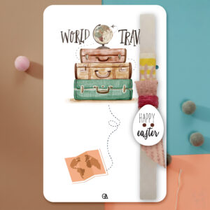 Ξύλινη λαμπάδα travel 2