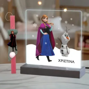 Λαμπάδα Anna με plexiglass