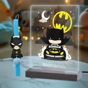 Λαμπάδα Batman με plexiglass