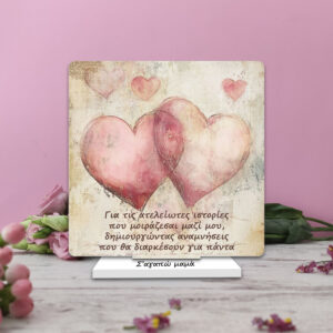 Plexiglass Κάδρο Γούρι για Μαμά με αφιέρωση 9