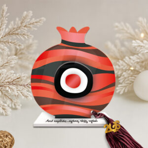 Γούρι ρόδι Lava red