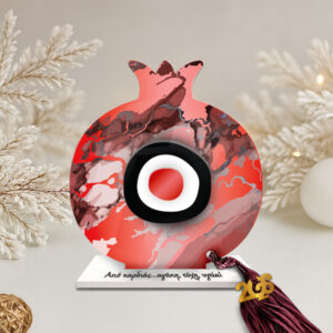 Γούρι ρόδι Red stone